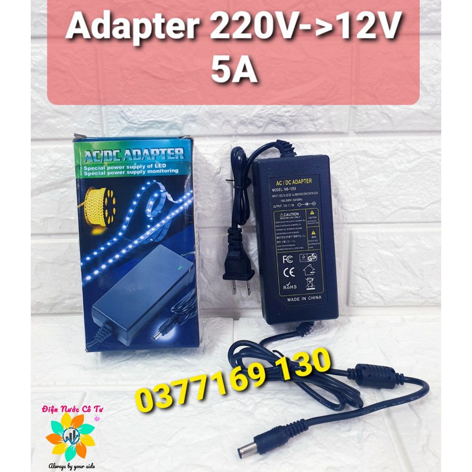 Nguồn Adapter 12V 3A 5A