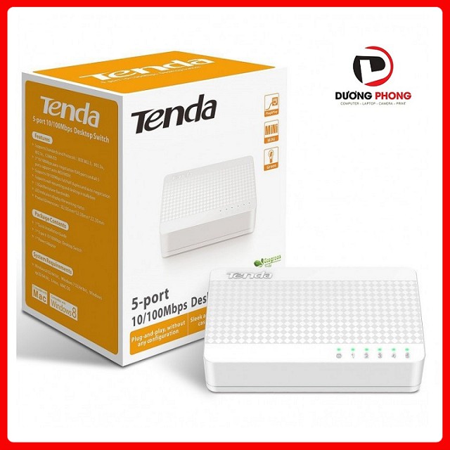 Bộ chia mạng switch Tenda S105 5Port Chính Hãng