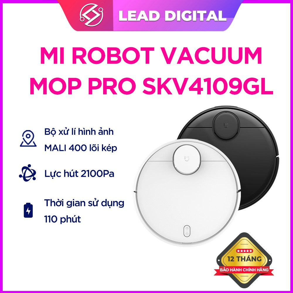 Robot Hút Bụi Xiaomi Mi Robot Vacuum Mop P - Hàng Chính Hãng - Bảo hành chính hãng 12 Tháng