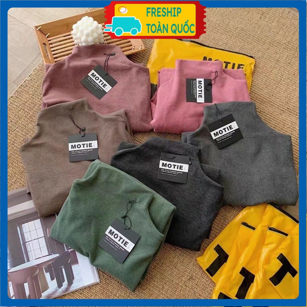 PVN21331 Áo Giữ Nhiệt Cổ 3 Phân Xuất Nhật Motie T2 .