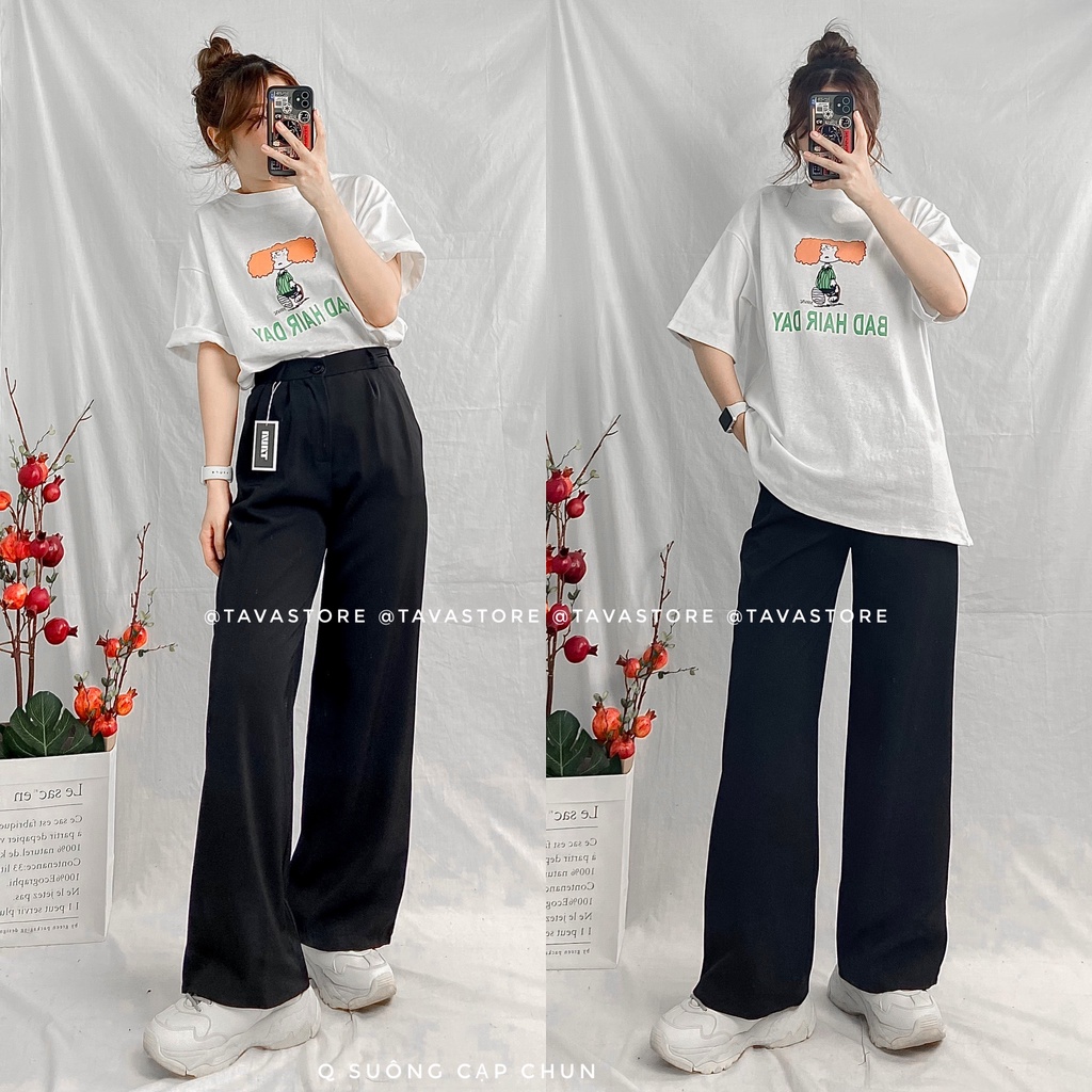 Quần suông cạp chun 5902