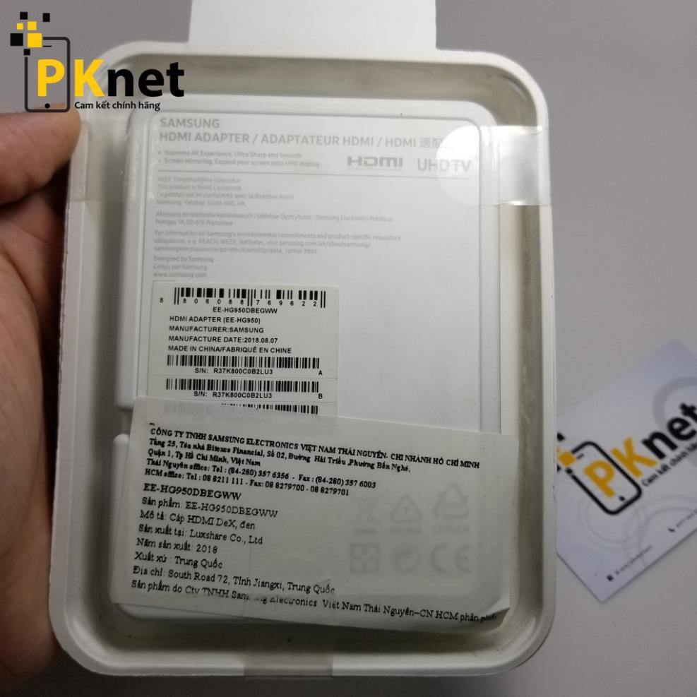 Cáp HDMI Dex Samsung Galaxy Note 9 Chính Hãng, Fullbox, Nguyên Seal