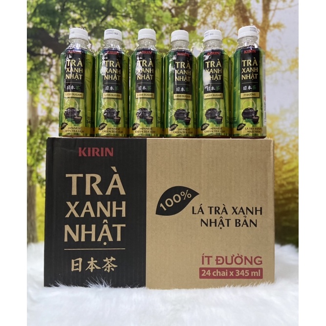 1 Thùng Trà Xanh Nhật Kirin /24 Chai*345ml