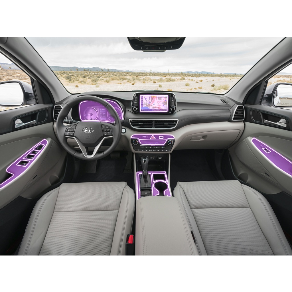 TUCSON [2019-21]: Film PPFdán màn hình cảm ứng - AUTO6 - chống xước và che mờ vết xước cũ, giữ nguyên độ bóng của xe