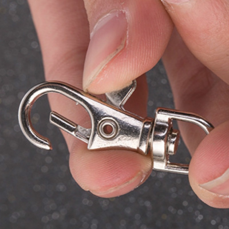 Set 10 móc khóa tôm hùm kích thước 4x1.4x1.3cm dùng làm đồ trang sức thủ công