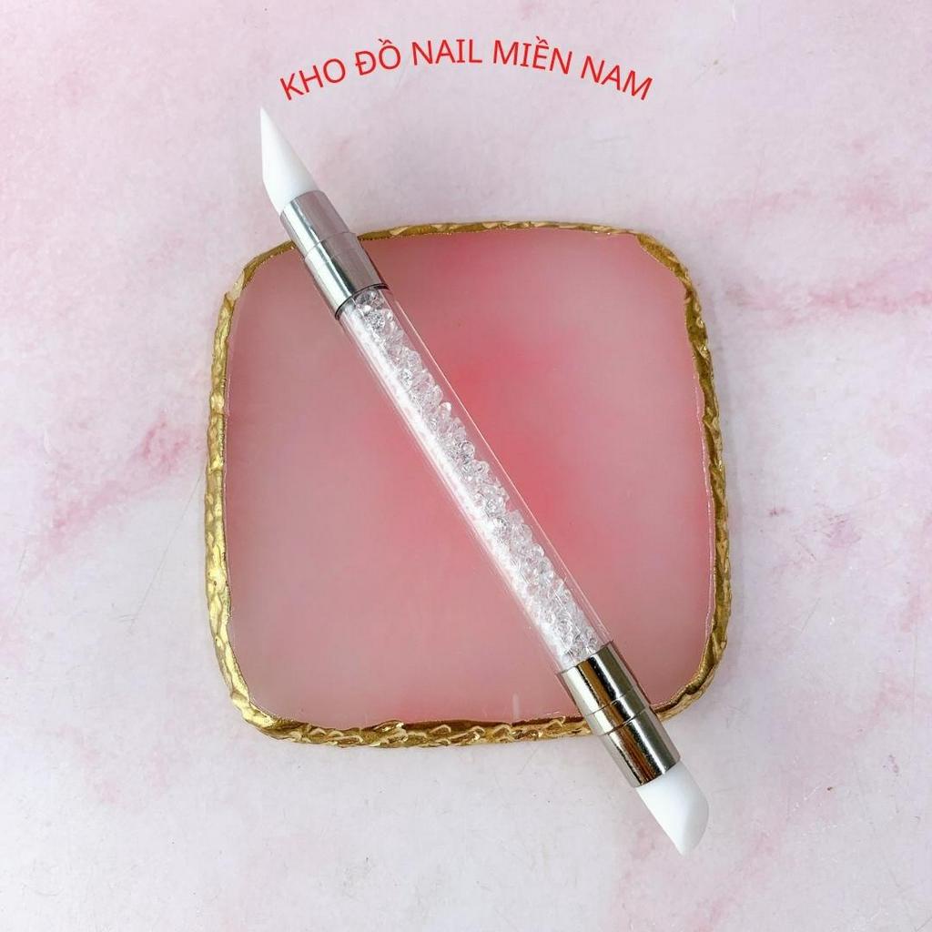 Bút Silicon Hai Đầu Miết Sticker Làm Hoa Nặn Gel Nail Đa Năng