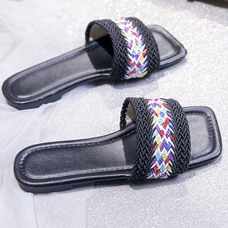 Dép đế bằng IELGY thời trang đi biển đơn giản cho nữ