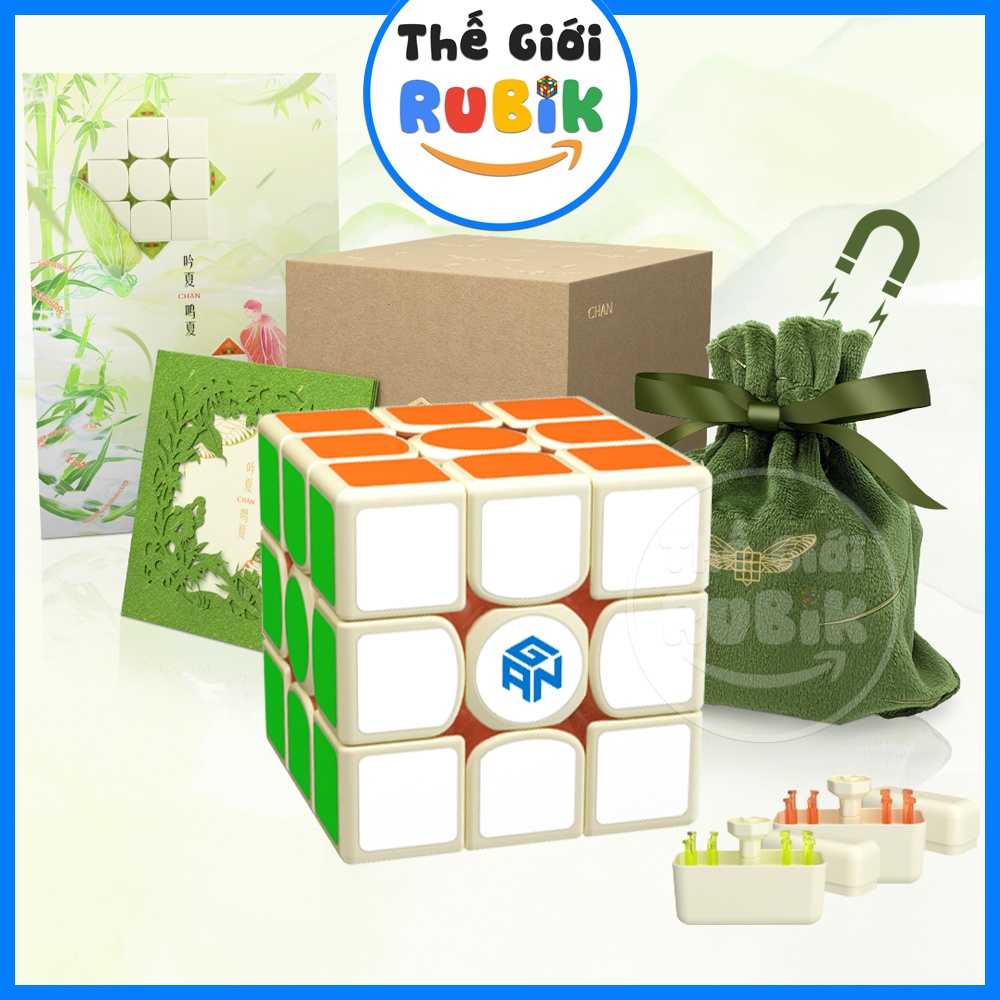 Rubik GAN 12 Maglev 2022 Summer Limited Edition 3x3. GAN12 Maglev Chan Beats &amp; Verse Phiên bản giới hạn Thế Giới Rubik