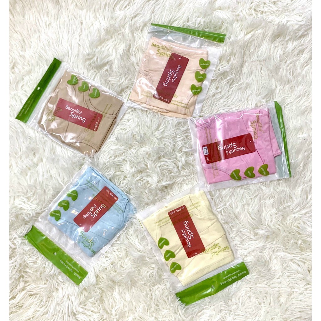 Quần Lót Bầu Cạp Chéo Cotton Co Giãn Kháng Khuẩn Spring Túi Zip Honey Mommy Đồ Lót Bầu