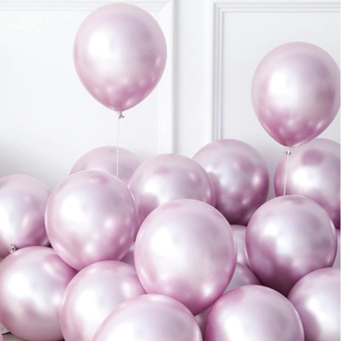 Bong bóng siêu nhũ trang trí sinh nhật , Bóng siêu nhũ Chrome trang trí tiệc cưới