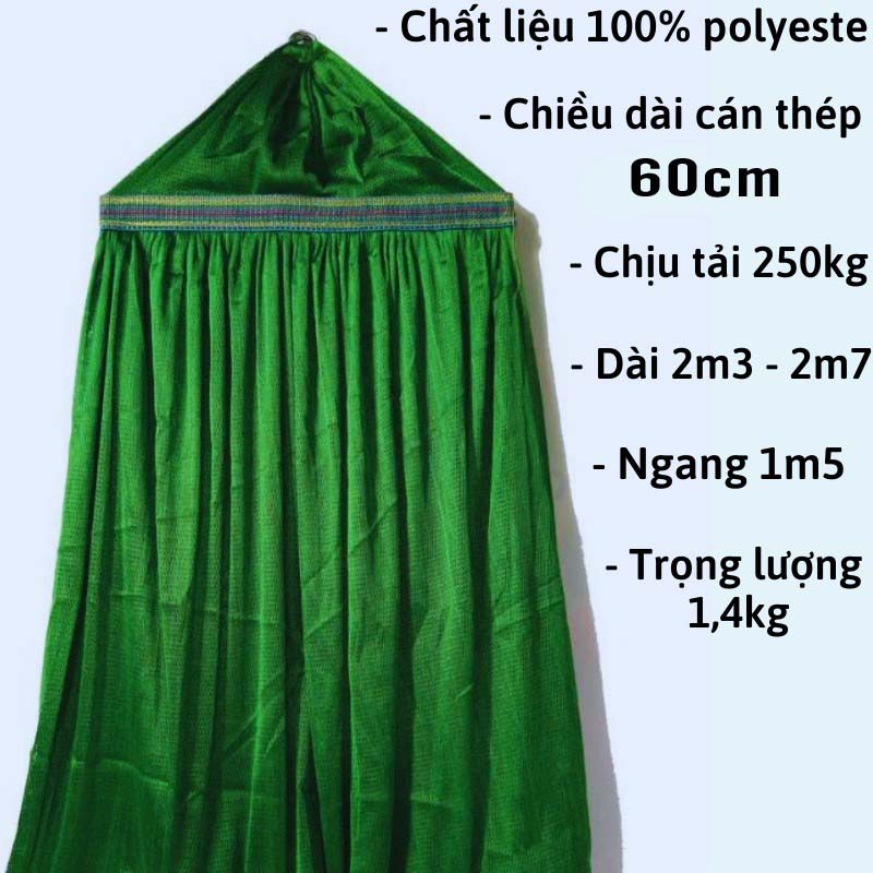 Võng Lưới Cỡ Lớn 2 Lớp Dày Rộng Đảm Bảo Nằm Không Bị Lật Bị Té Cực Kỳ An Toàn