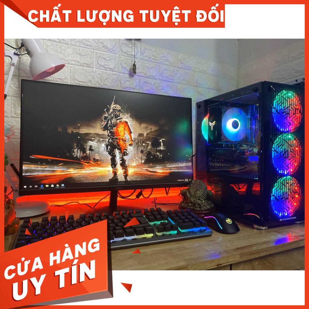 BỘ MÁY TÍNH CHƠI GAME FIFA4,LOL,PUBG PC,GTA, LÀM ĐỒ HỌA, MÀN HÌNH 25'' GIÁ RẺ