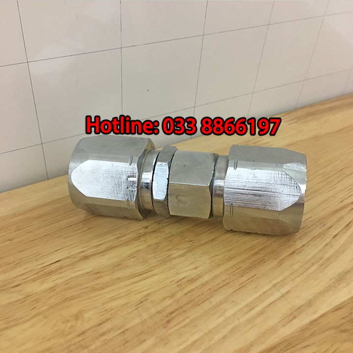 Đầu xoay nối hai ống dây bơm xăng dầu phi 27