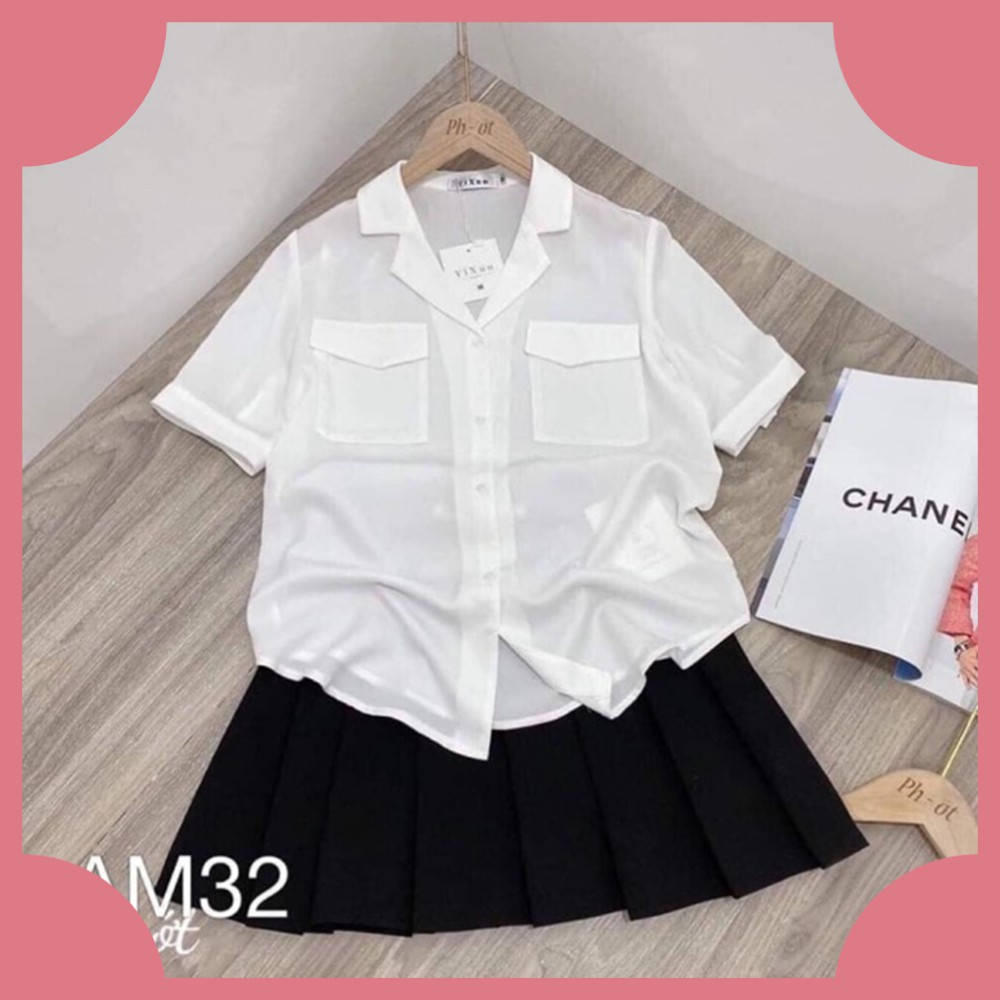 Combo Sơ mi nữ + Chân váy 2hand Tuyển Mã 604 - Khách đặt hàng Livetream