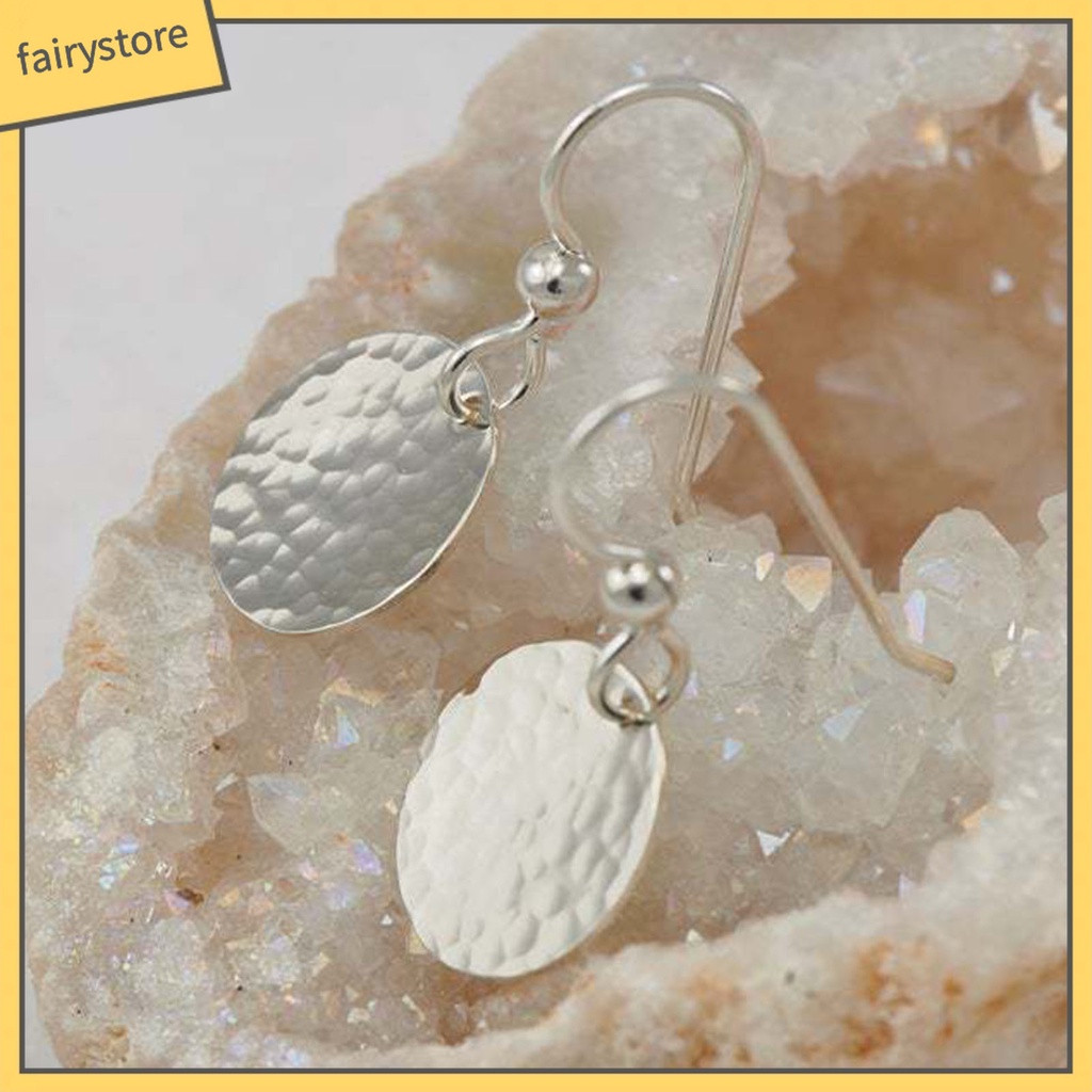 1 Đôi Bông Tai Tròn Bằng Kim Loại Mạ Màu Thời Trang Tiệc Cưới