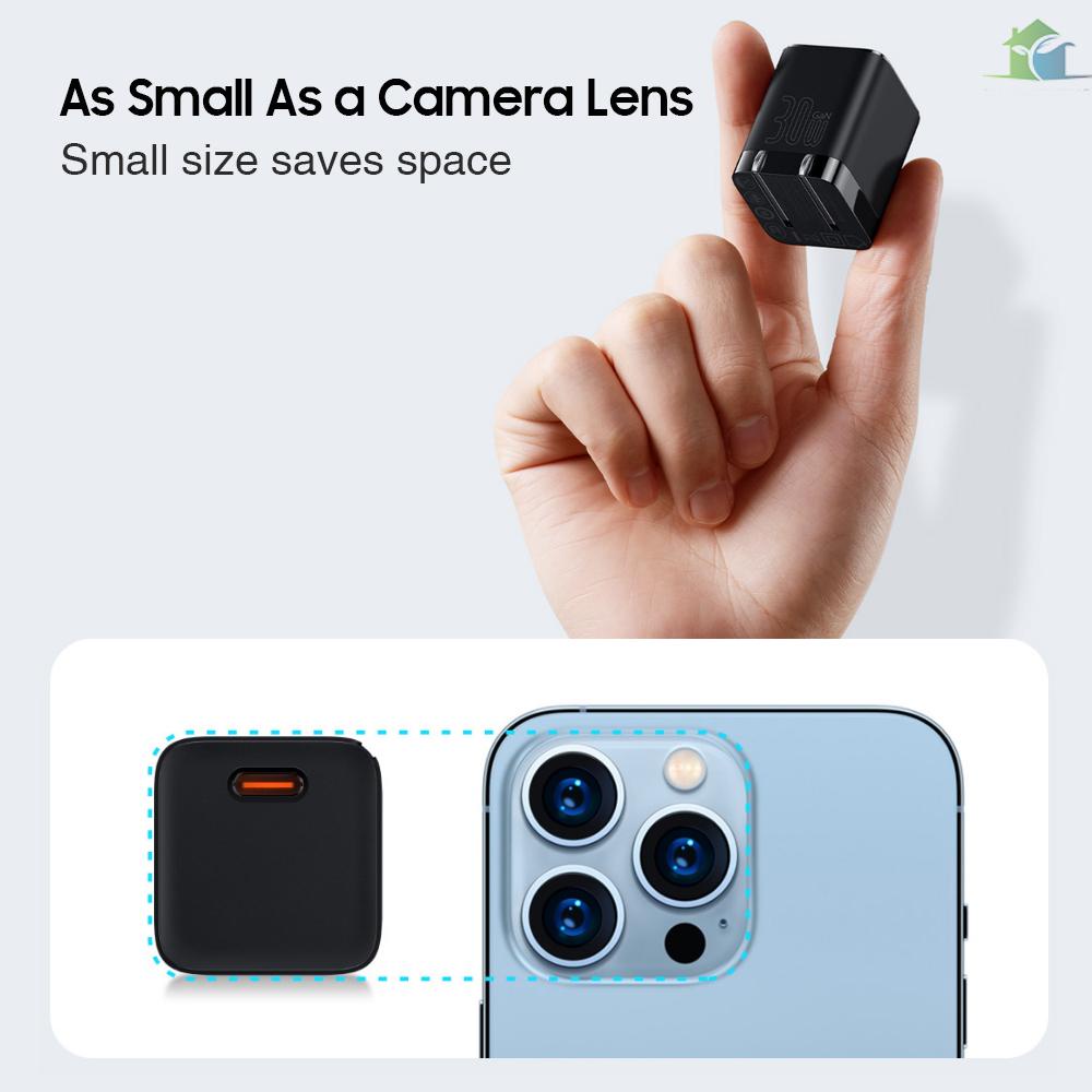 BASEUS Củ Sạc Nhanh 30W PD 3.0 QC3.0 PPS Cho iPhone 13 12 Pro Max iPad Pro Macbook