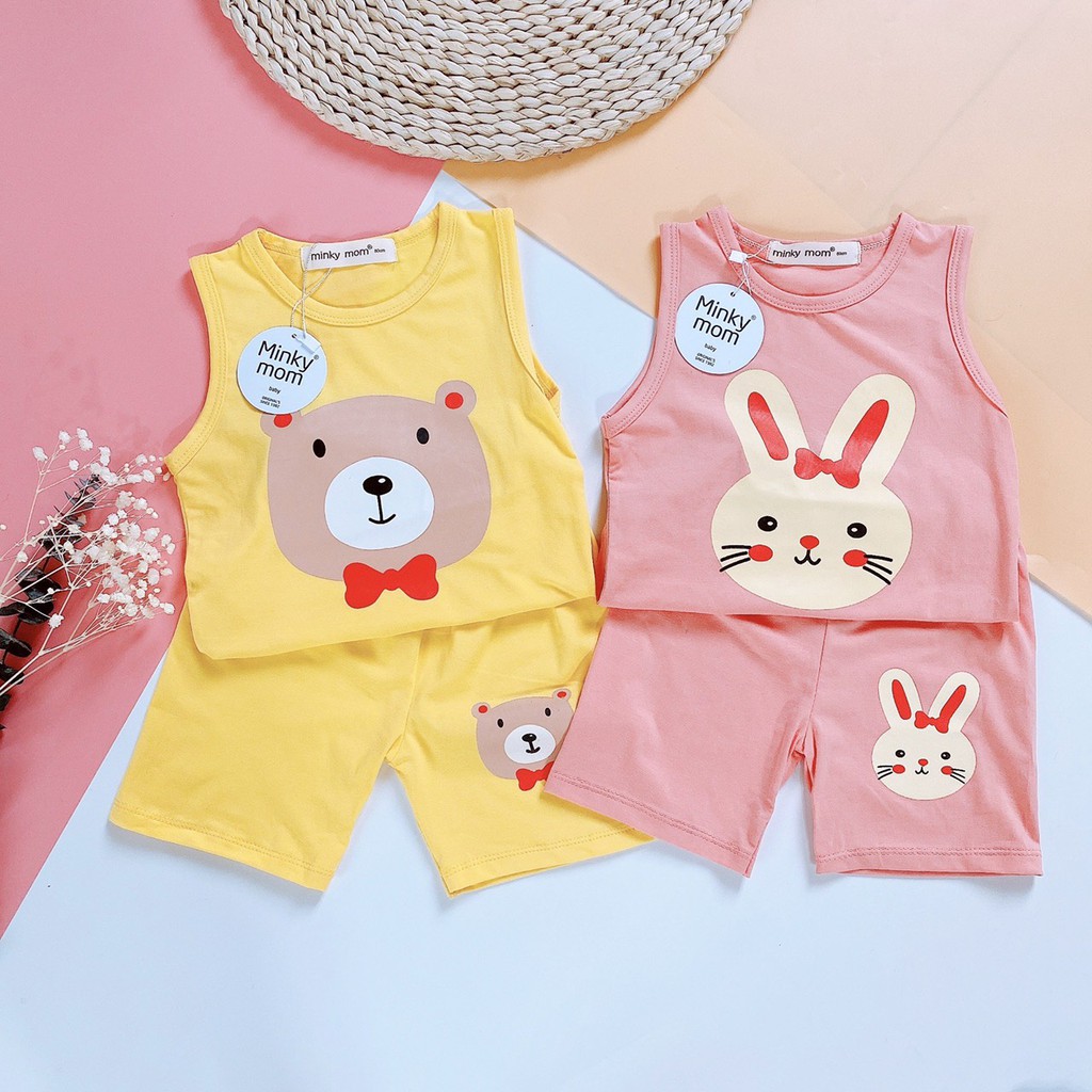 SALE BỘ THUN LẠNH 3 LỖ MINKY MOM CAO CẤP MỚI NHẨT(BLMT)