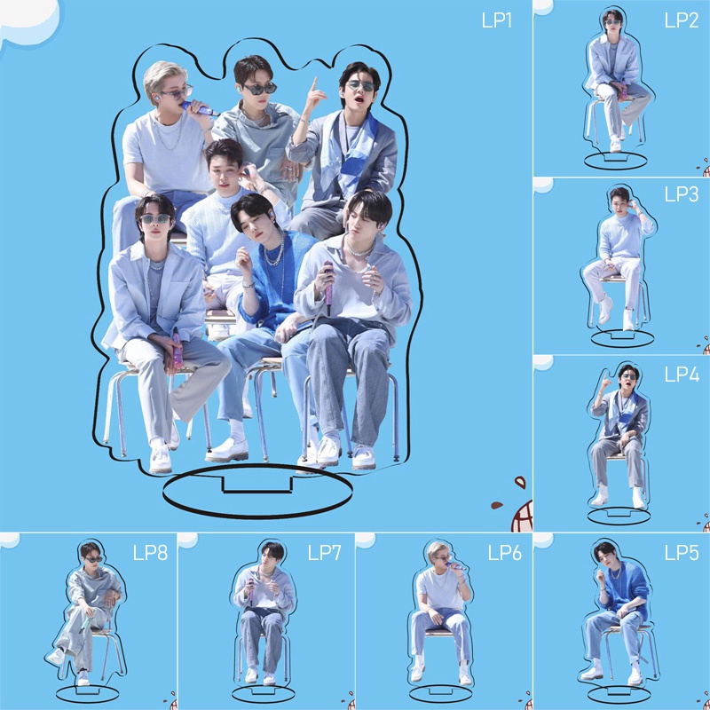 Bộ Mô Hình Bts Bằng Acrylic Đứng Acrylic Beyond The Scene kpop