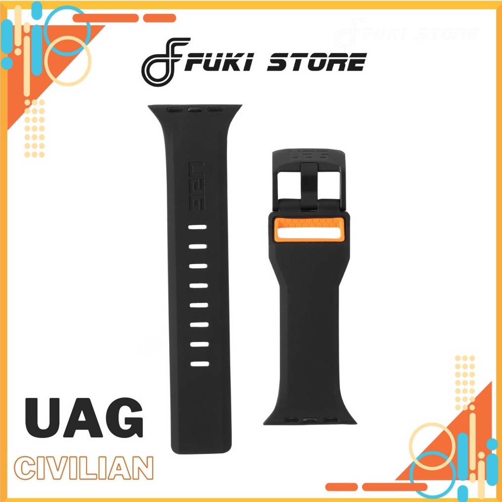 [Chính hãng]Dây đeo UAG Apple Watch  Civilian Silicone 42/44/45mm