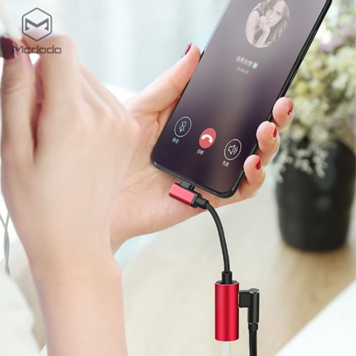 Cáp chuyển typeC mcdodo sang cổng typeC và audio 3.5mm,sạc nhanh,nghe tốt,hỗ trợ mic