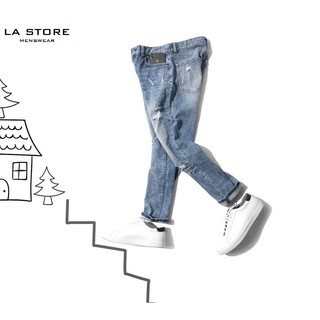 Quần Jeans form slim rách