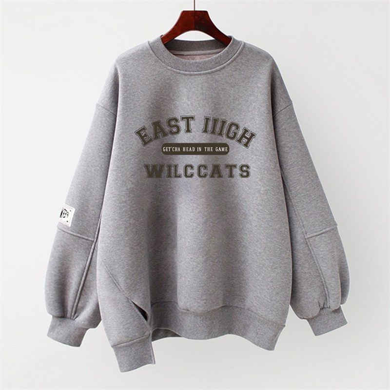 Áo Sweater Mỏng Dáng Rộng Xẻ Tà Thời Trang Xuân Thu Cho Nữ