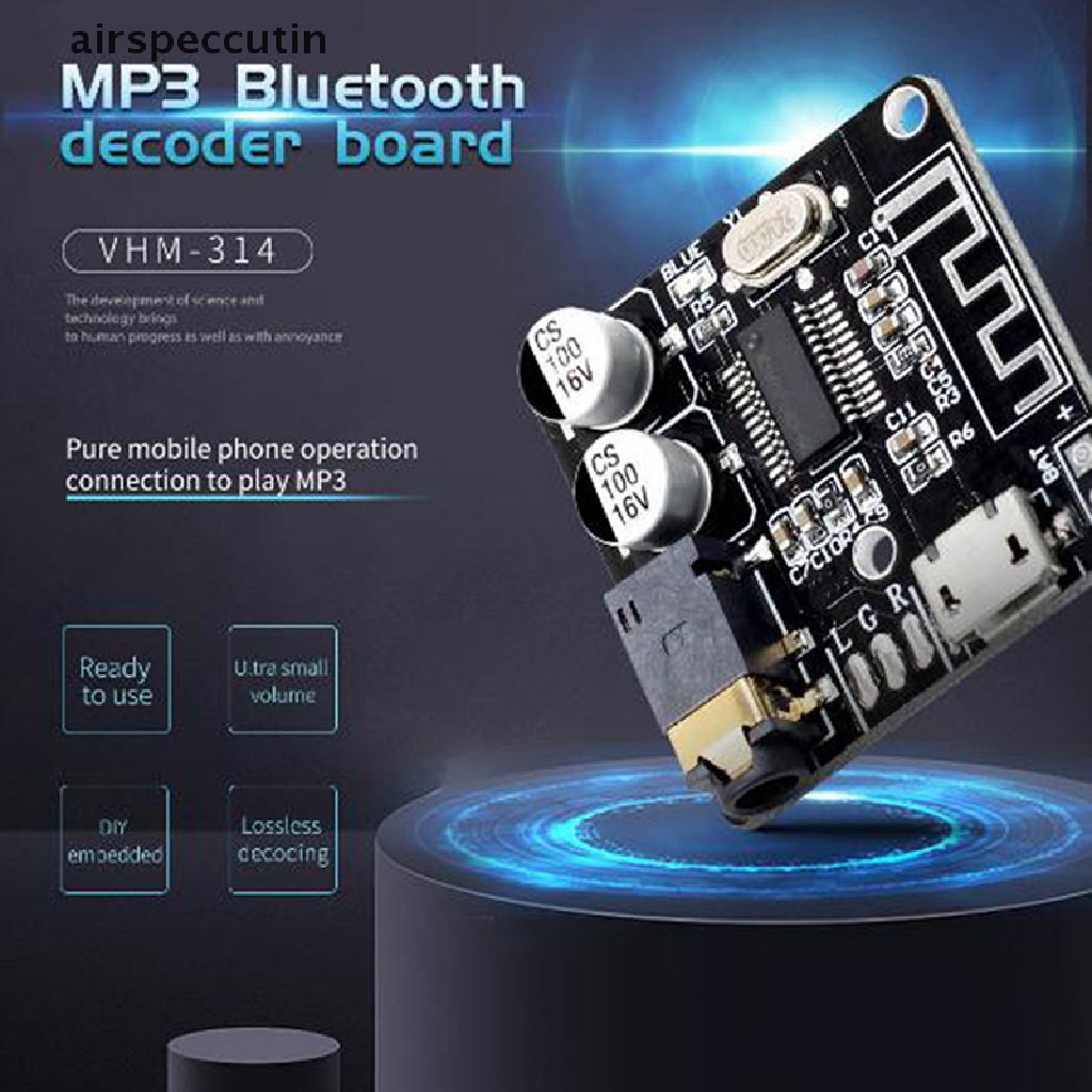 【cut】 Bluetooth Audio Receiver board Bluetooth 5.0 mp3 lossless decoder board .