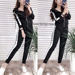 Sét thể thao phối viền in chữ d02127155