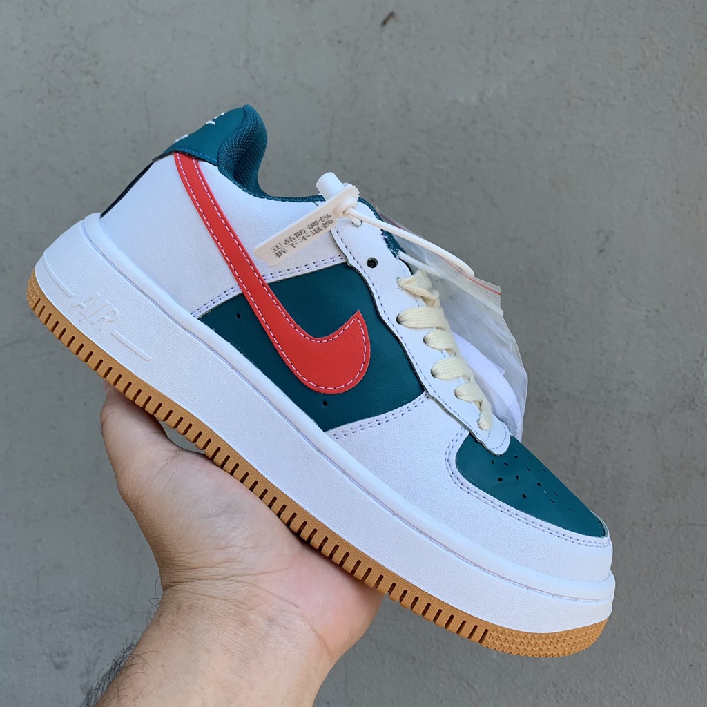 Giày thể thao AF1 Gu Xì,Giày sneaker nam nữ FORCE xanh đỏ hot trend,kiểu dáng thể thao,đi học,tập gym,chạy bộ | BigBuy360 - bigbuy360.vn