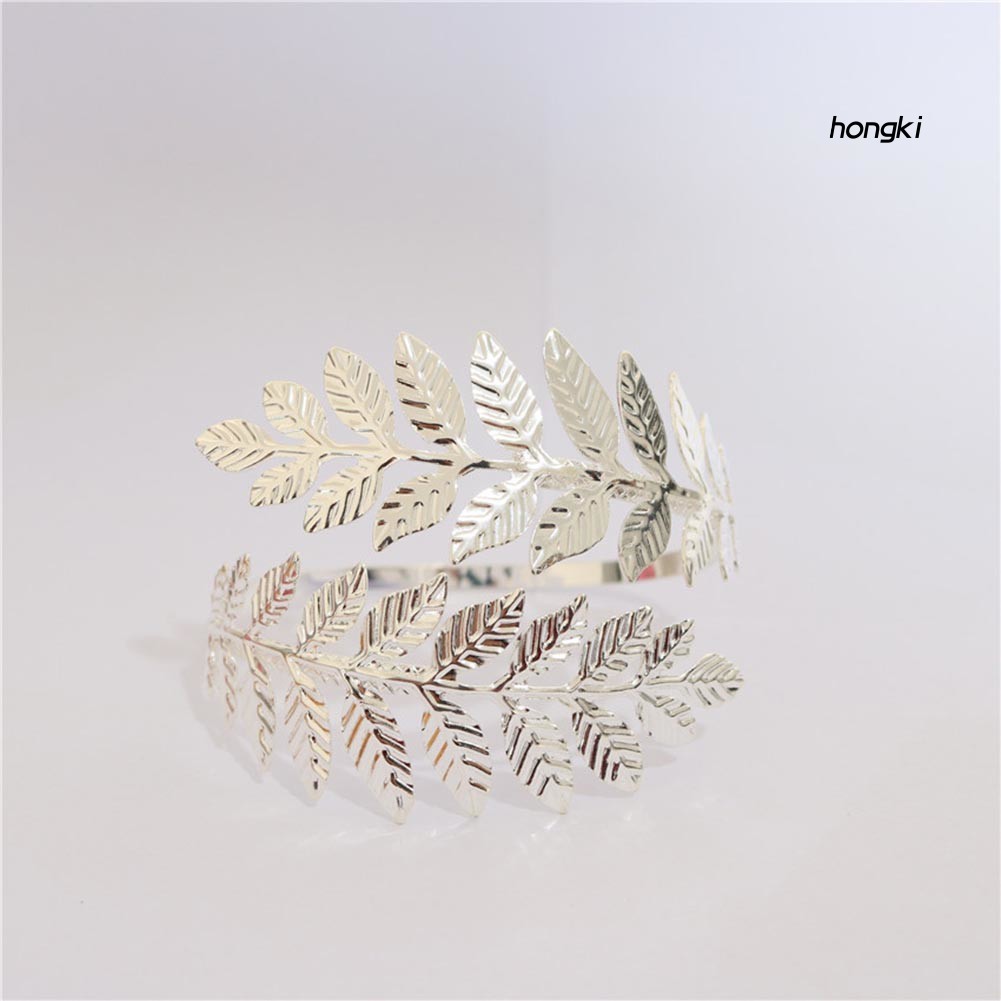 Vòng tay thiết kế hình lá dạng hở thanh lịch ngọt ngào