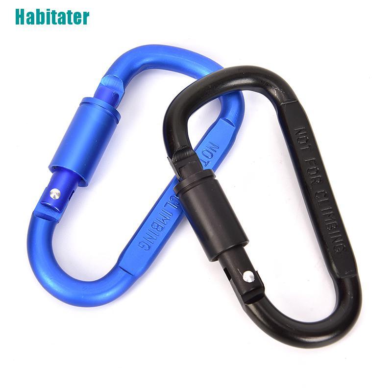 1 Móc Khóa Leo Núi Hình Chữ D Bằng Hợp Kim Nhôm