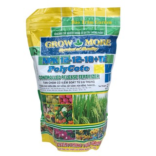 Phân tan chậm có kiểm soát Growmore NPK 12-12-18 + TE phát triển rễ thân cành lá