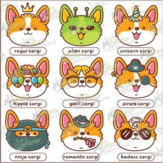 Sticker face Meowy