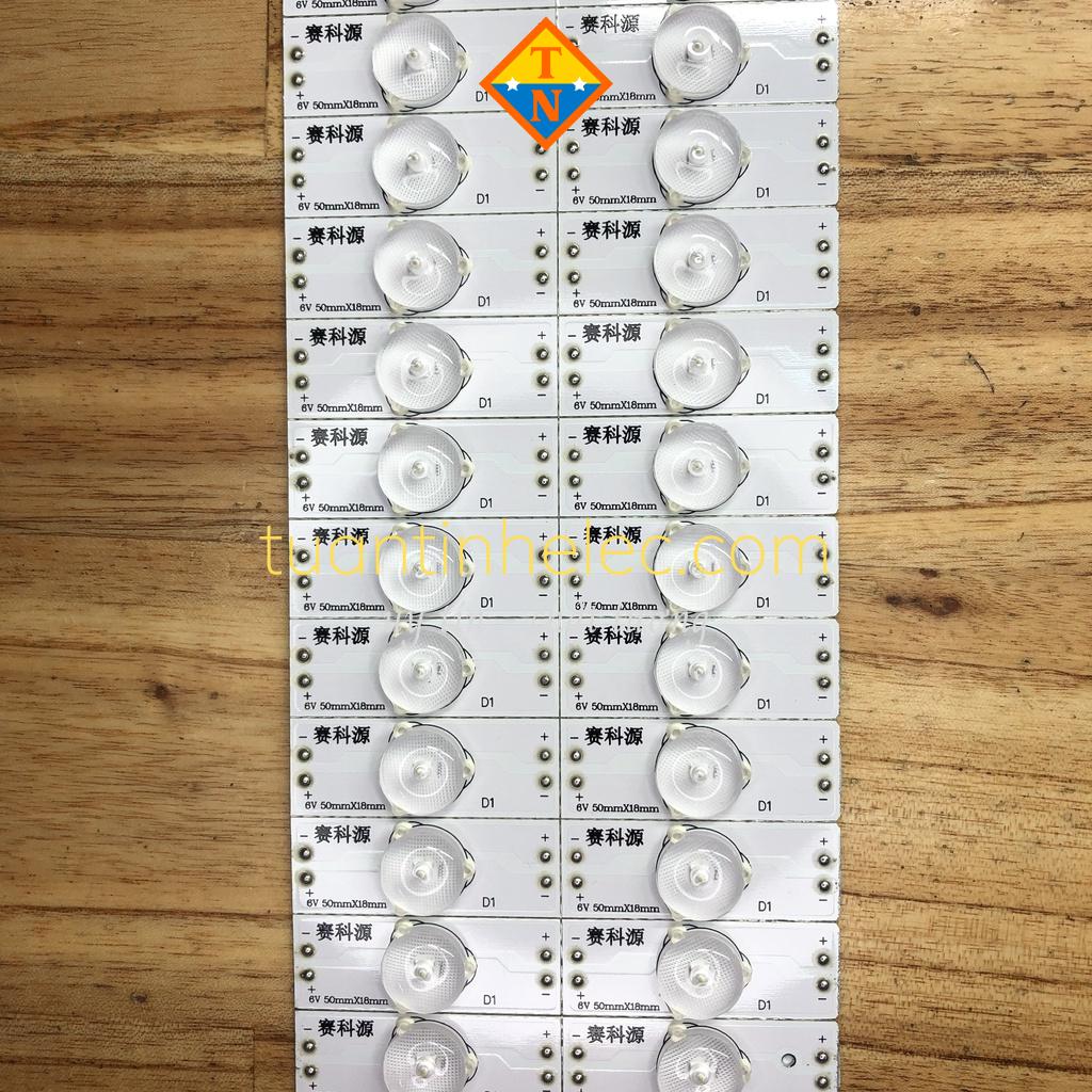 Đèn LED TV LCD hạt lớn gương lồi hoặc lõm, đèn nền TV LCD 3V/6V 2W ( 1 cái) # Linh kiện điện tử
