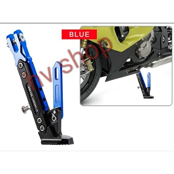 chong nghieng xe may Chống nghiêng xe máy moto nhôm CNC cao cấp Hv shop ( 1 cái )