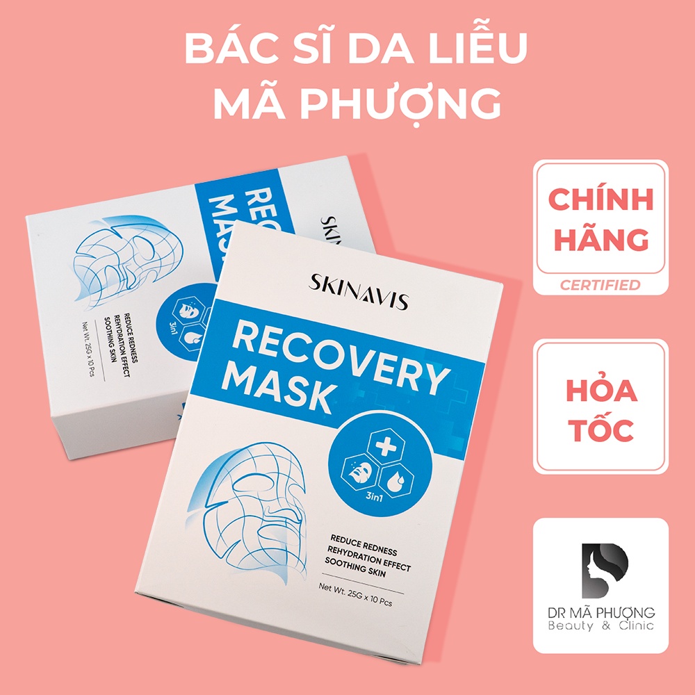 Mặt nạ cấp ẩm phục hồi skinavis Xanh - Dược Mỹ Phẩm Bác Sĩ Mã Phượng