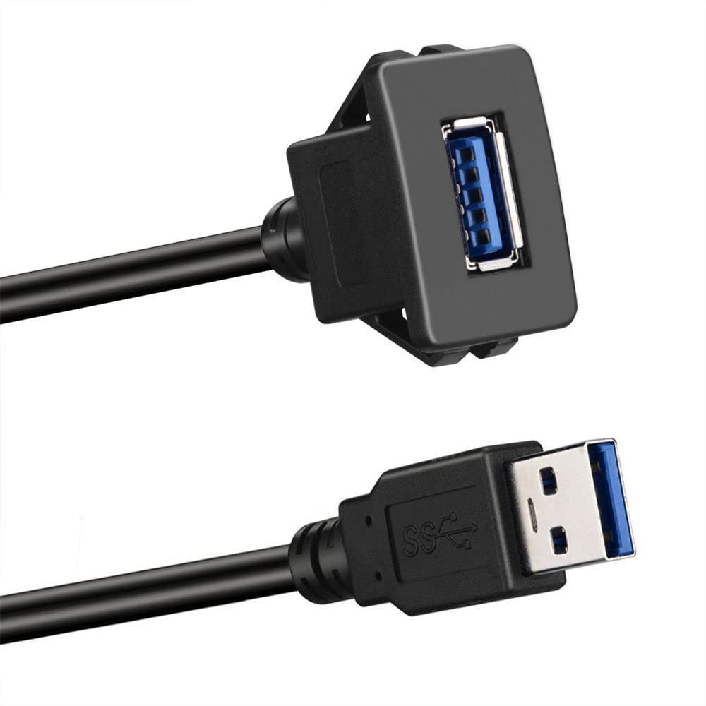 Cáp Mở Rộng USB 3.0 Dài 1m / 3Ft GLENES Chuyên Dụng Cho Xe Hơi / Xe Tải / Tàu Thuyền