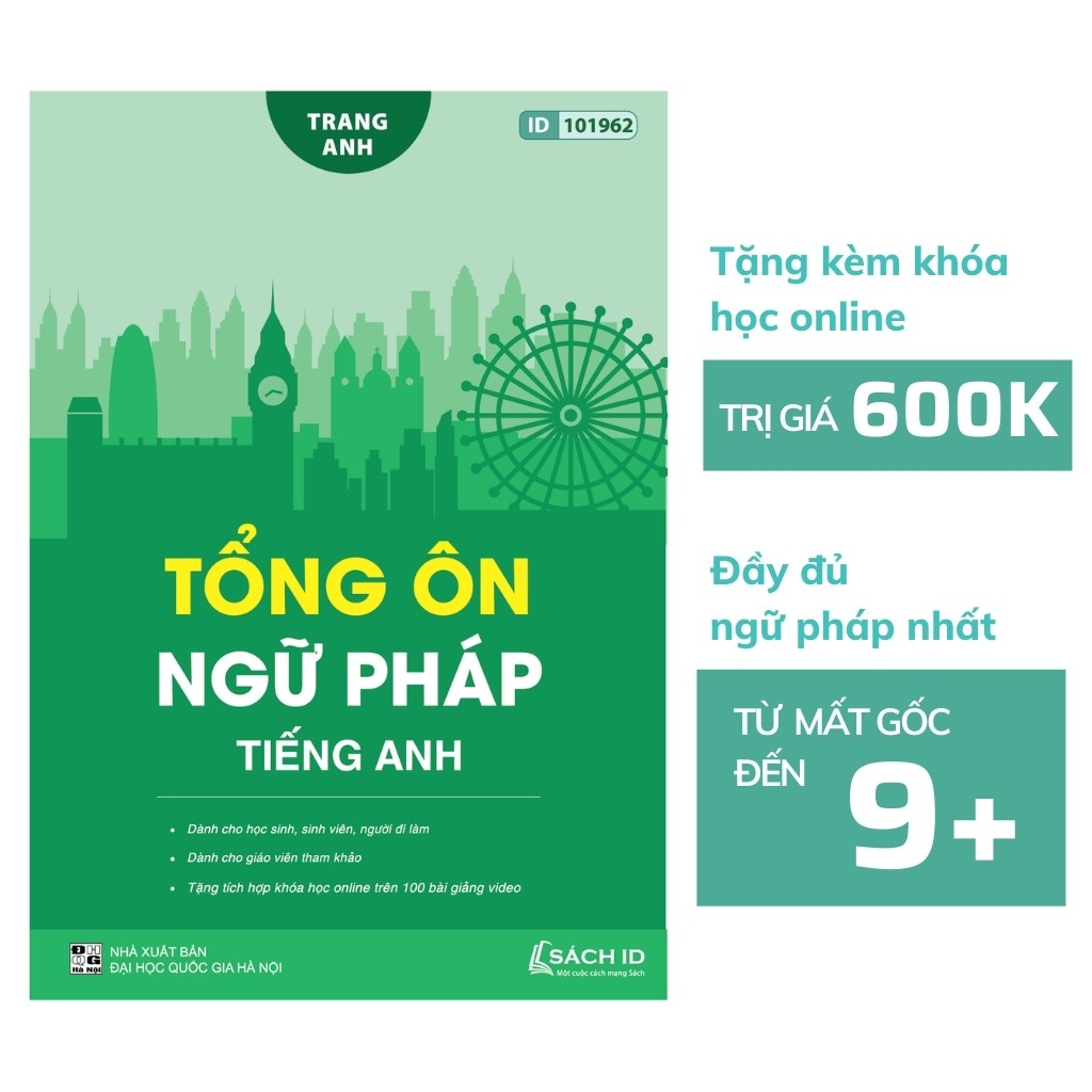 Sách tiếng anh cô Trang Anh: Tổng ôn ngữ pháp Tiếng Anh