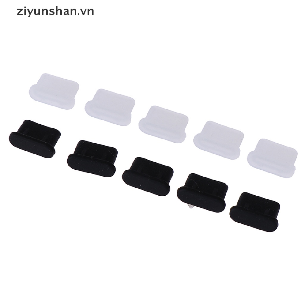Ziyunshan Bộ 5 Nắp Đậy Cổng Sạc USB type-c Chống Bụi