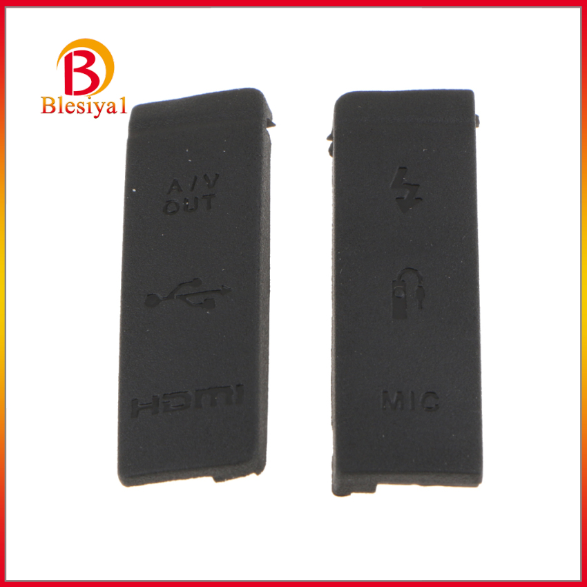 Set 2 Nắp Cao Su Usb Hdmi Chống Bụi Dành Cho Máy Canon Eos 5d2 5d Mark Ii