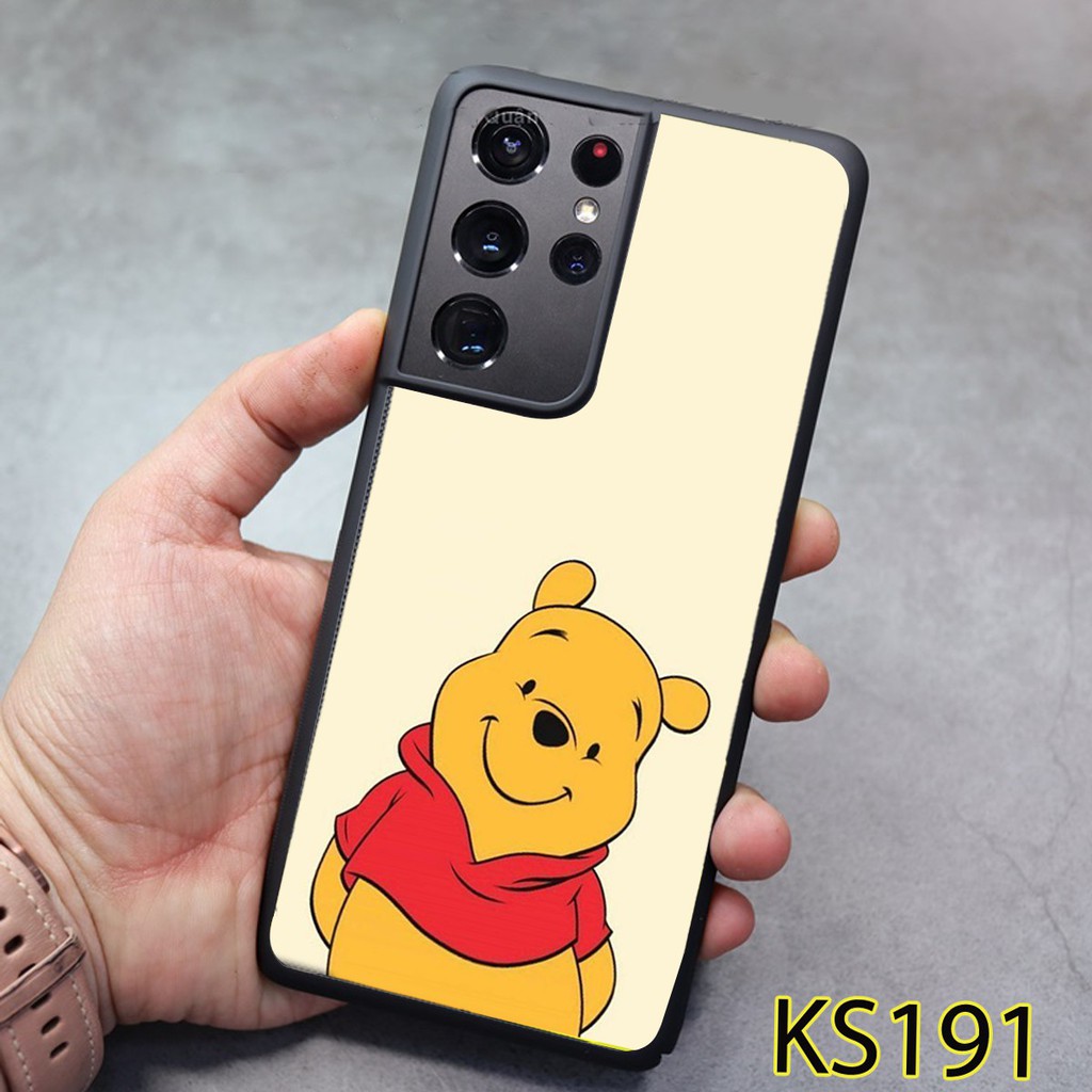 Ốp Samsung S21 - S21 FE -  S21 PLUS - S21 Ultra - Ốp lưng Samsung in hình Gấu Pooh siêu đẹp, độc, lạ