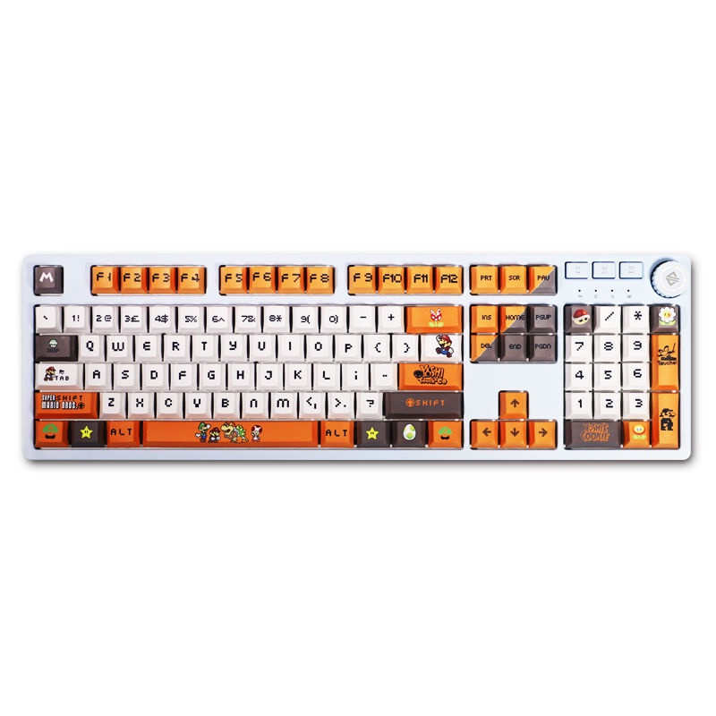 Mario keycap Super Mario Bros. theme keycap Nintendo PS5 Phim hoạt hình Anime PBT Dye thăng hoa bàn phím cơ học keycaps