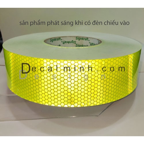 Decal chỉ phản quang 3M chuyên dán xe tải oto 5cm x 100cm