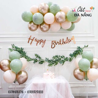 Set bóng trang trí sinh nhật style Hàn quốc 19