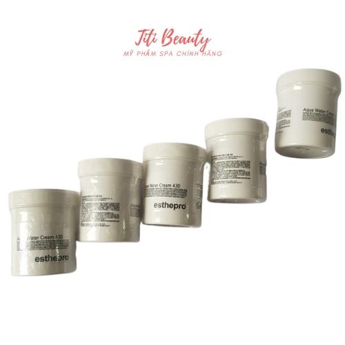 Kem dưỡng ẩm Aqua Water Cream 430 Esthepro 225g chống lão hóa tàn nhang chăm sóc phục hồi da khô da dầu lỗ chân lông to
