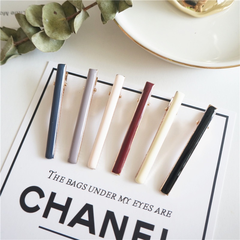 Kẹp tóc màu sắc đơn giản hợp thời trang