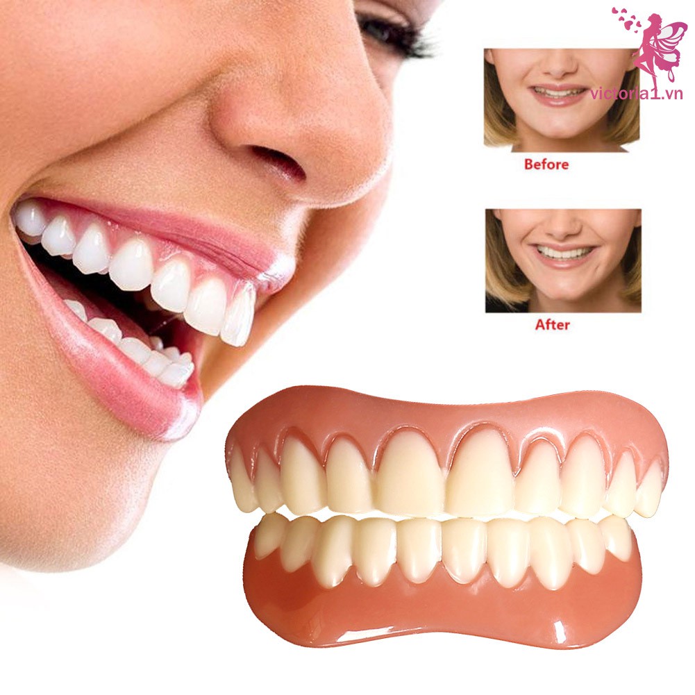 1 Pcs Simulation False Tooth Cover Natural Perfect Instant Smile Veneers For Men Women