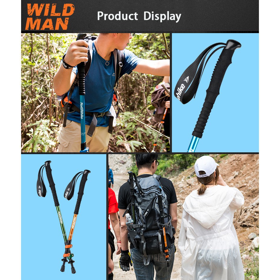 a Gậy leo núi naturehike nh17d001-z dã ngoại đi phượt x