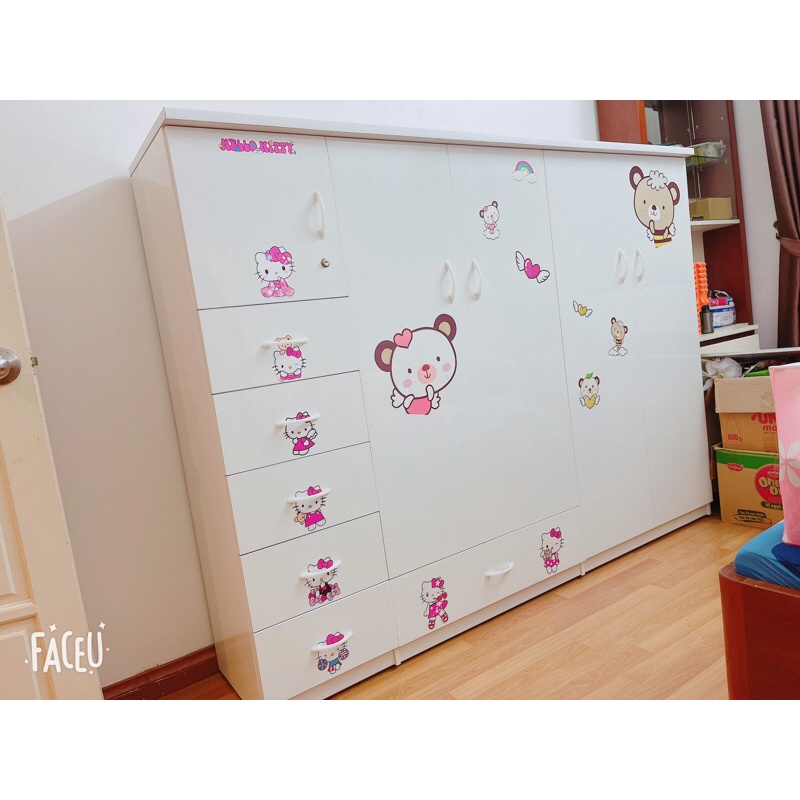 Tủ cho bé sơ sinh khoang đôi thiết kế cao cấp nhựa đài loan chịu lực tốt nhất Bn431. Miễn phí vận chuyển lắp đặt