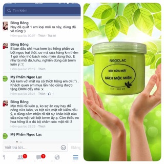 Bột rửa mặt BÁCH MỘC MIÊN